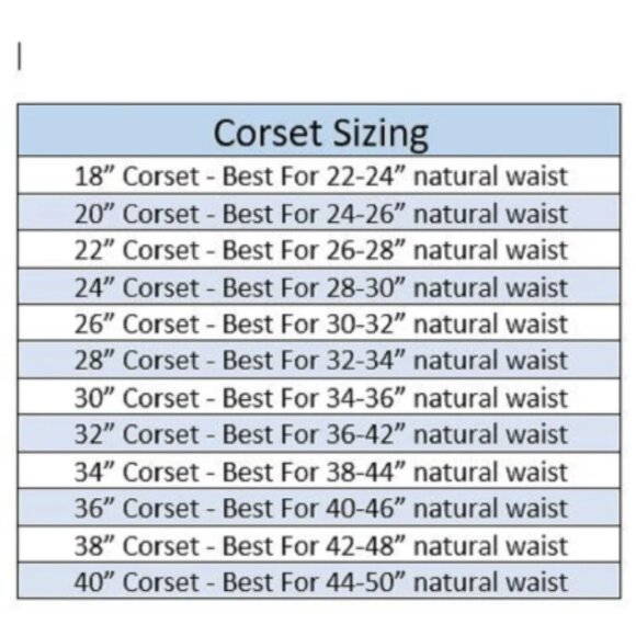 Heavy Duty Corset Steel Boned Waist Training Underbust 32" (natural waist 36-42) - Picture 4 of 4